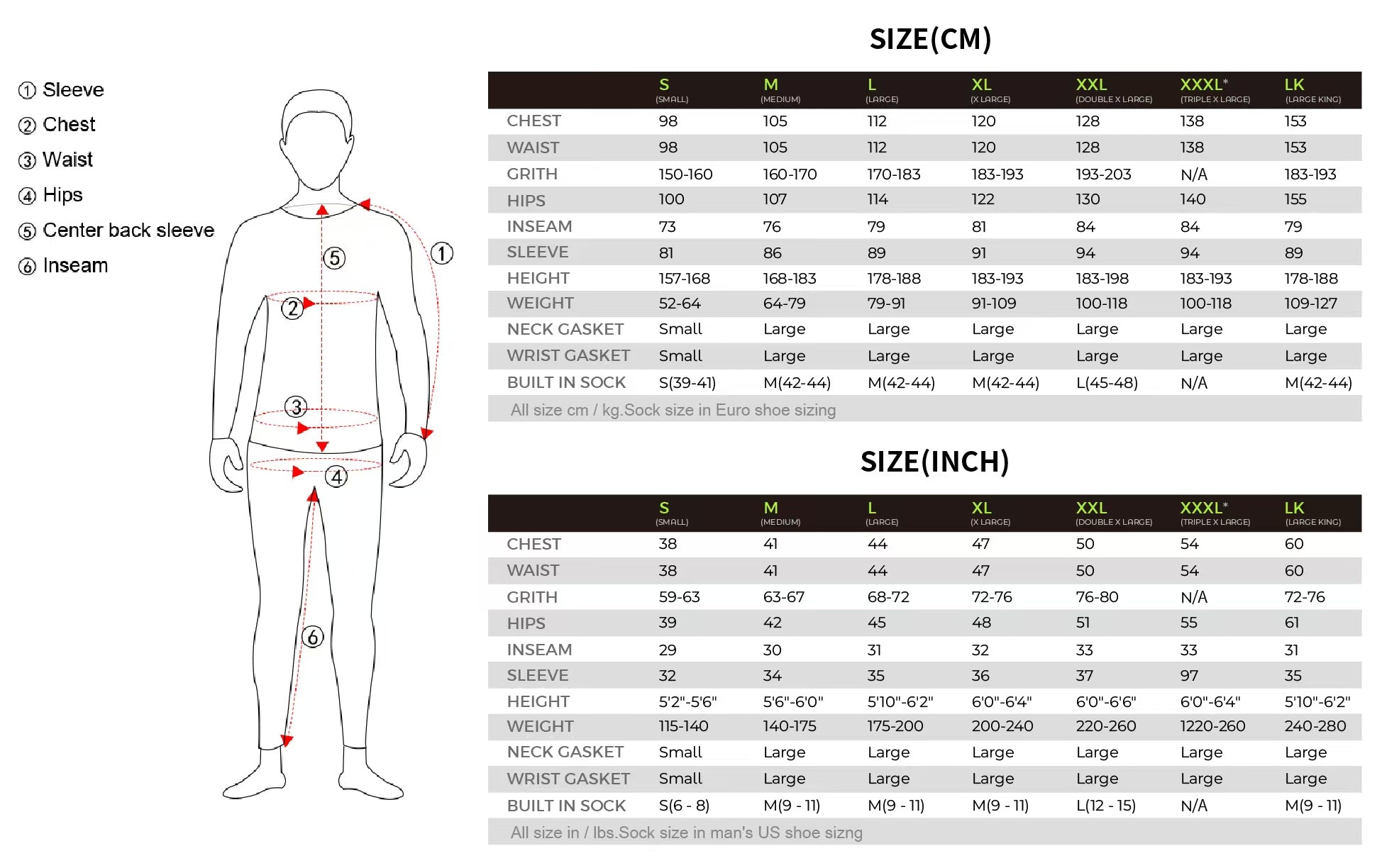 AZENG SPORTS One-Piece Waterproof Kayaking Drysuit , 3-Layer Fabric, Latex Seals, DWR Grade 4