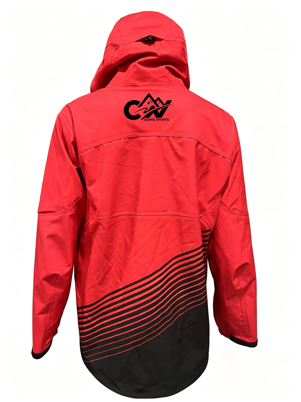 AZENG Sports Waterproof Jacket Lightweight Softshell Windproof Windbreaker Breathable Outdoor Cycling Hooded Jacket