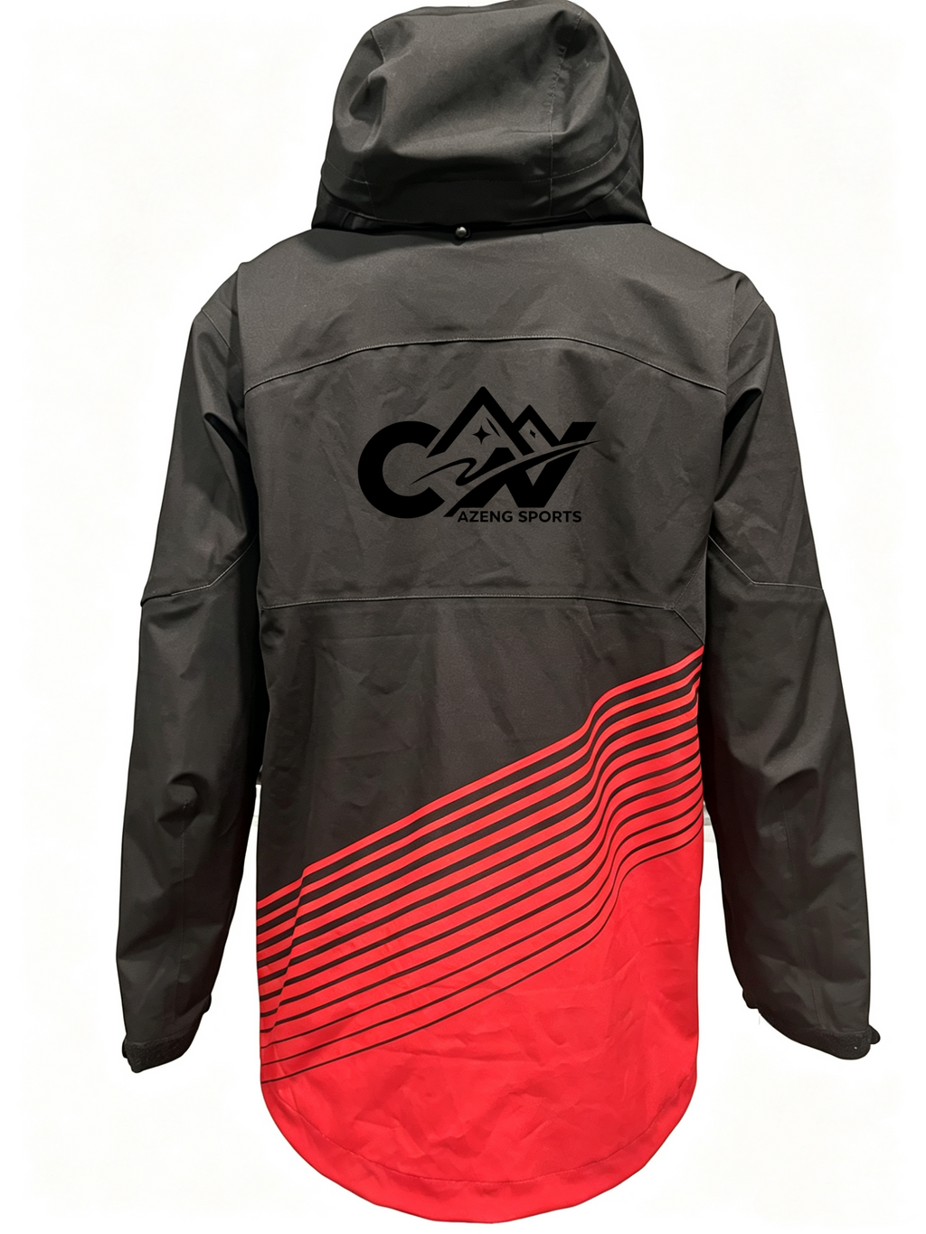 AZENG Sports Waterproof Jacket Lightweight Softshell Windproof Windbreaker Breathable Outdoor Cycling Hooded Jacket