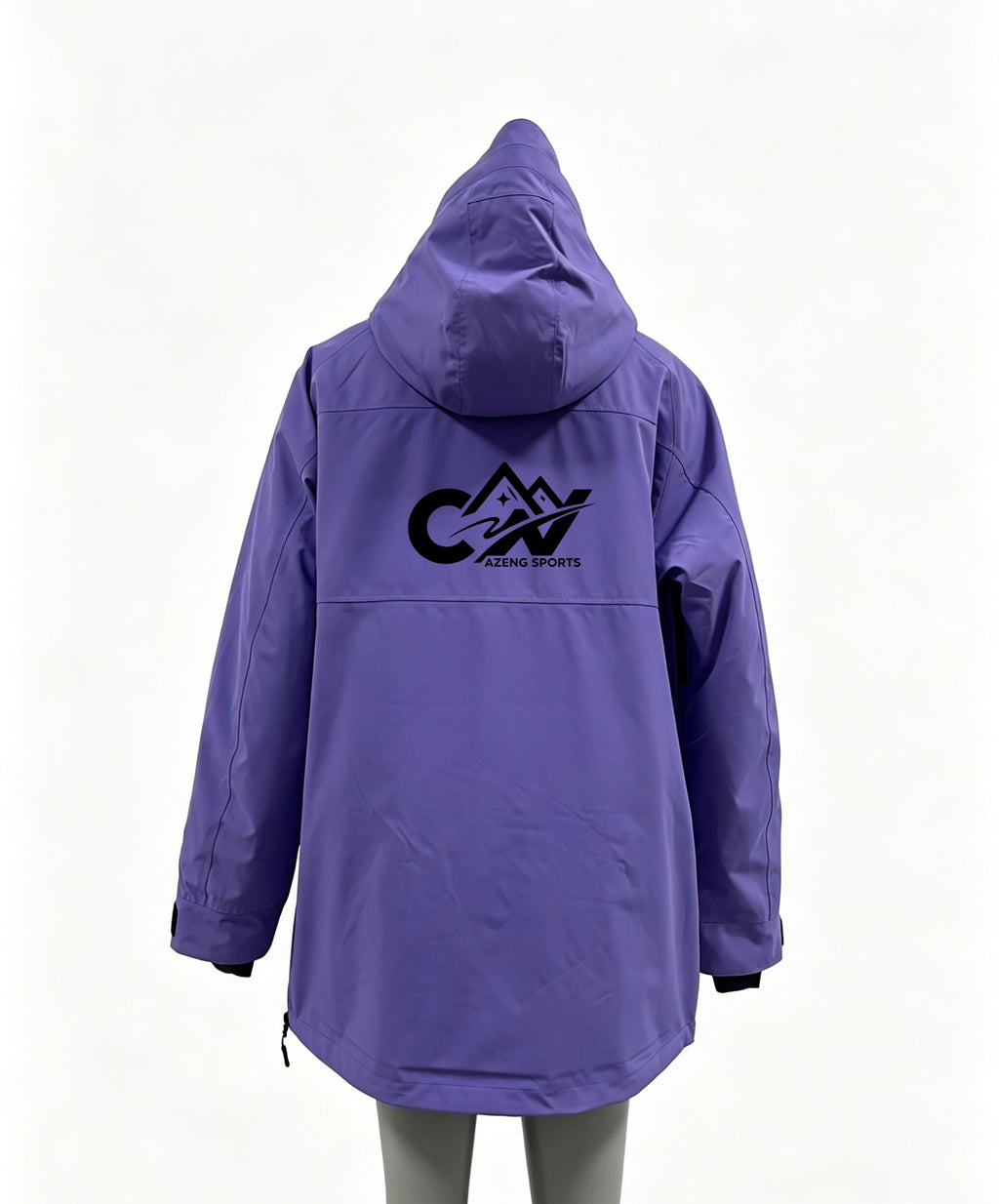 AZENG SPORTS Waterproof Ski Jacket 2-Layer Oxford Fabric with Membrane & Cotton Fill for Skiing and Snowboarding