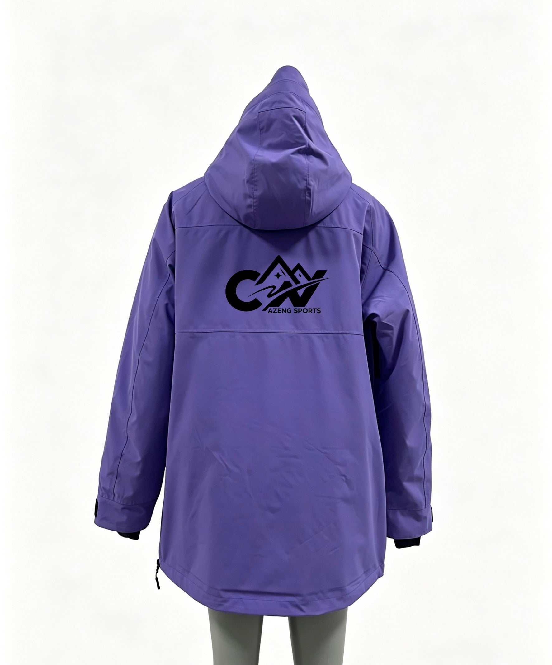AZENG SPORTS Waterproof Ski Jacket 2-Layer Oxford Fabric with Membrane & Cotton Fill for Skiing and Snowboarding