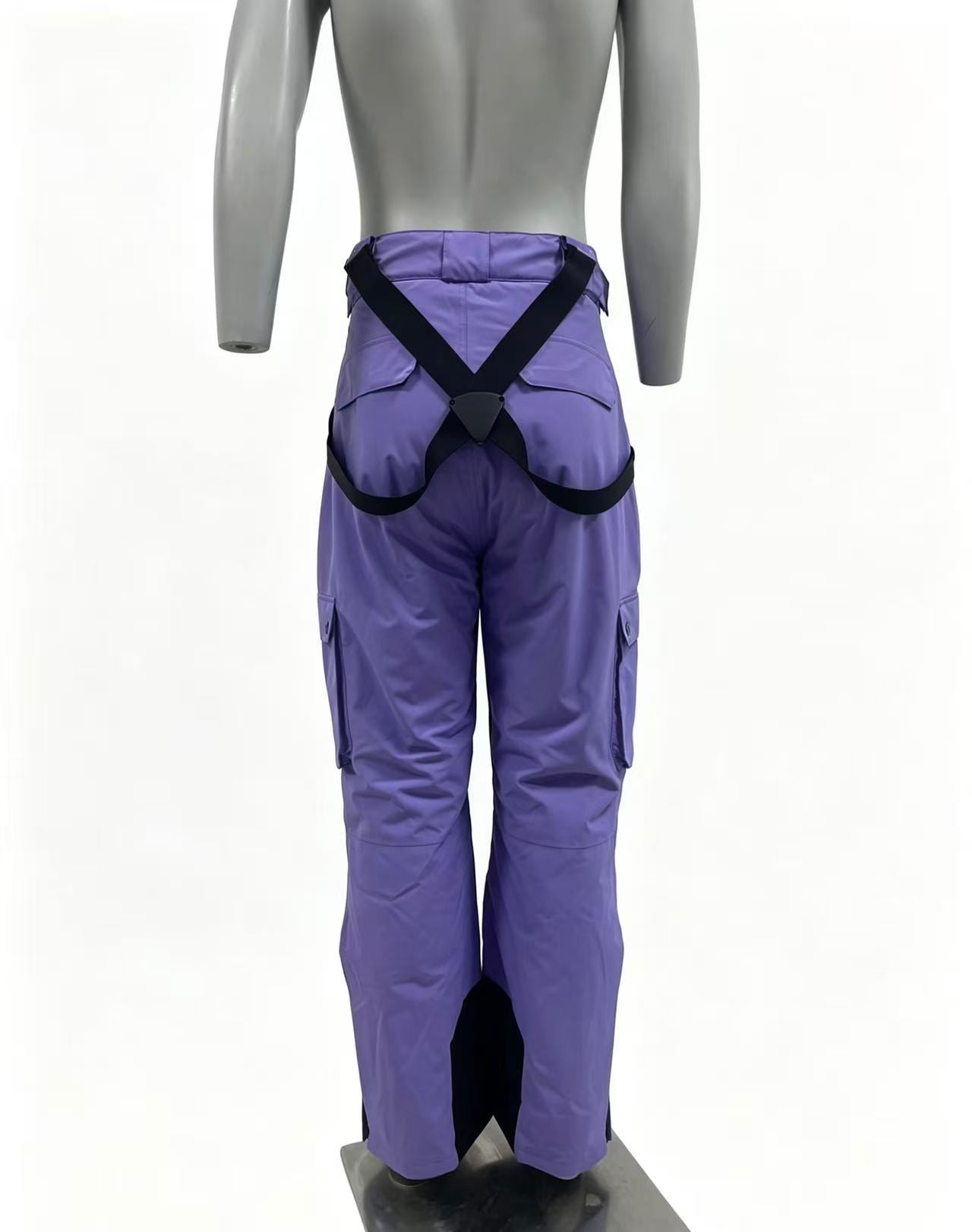 AZENG SPORTS Waterproof Insulated Ski Pants – 2-Layer Oxford Fabric, Cotton Fill, DWR Grade 4