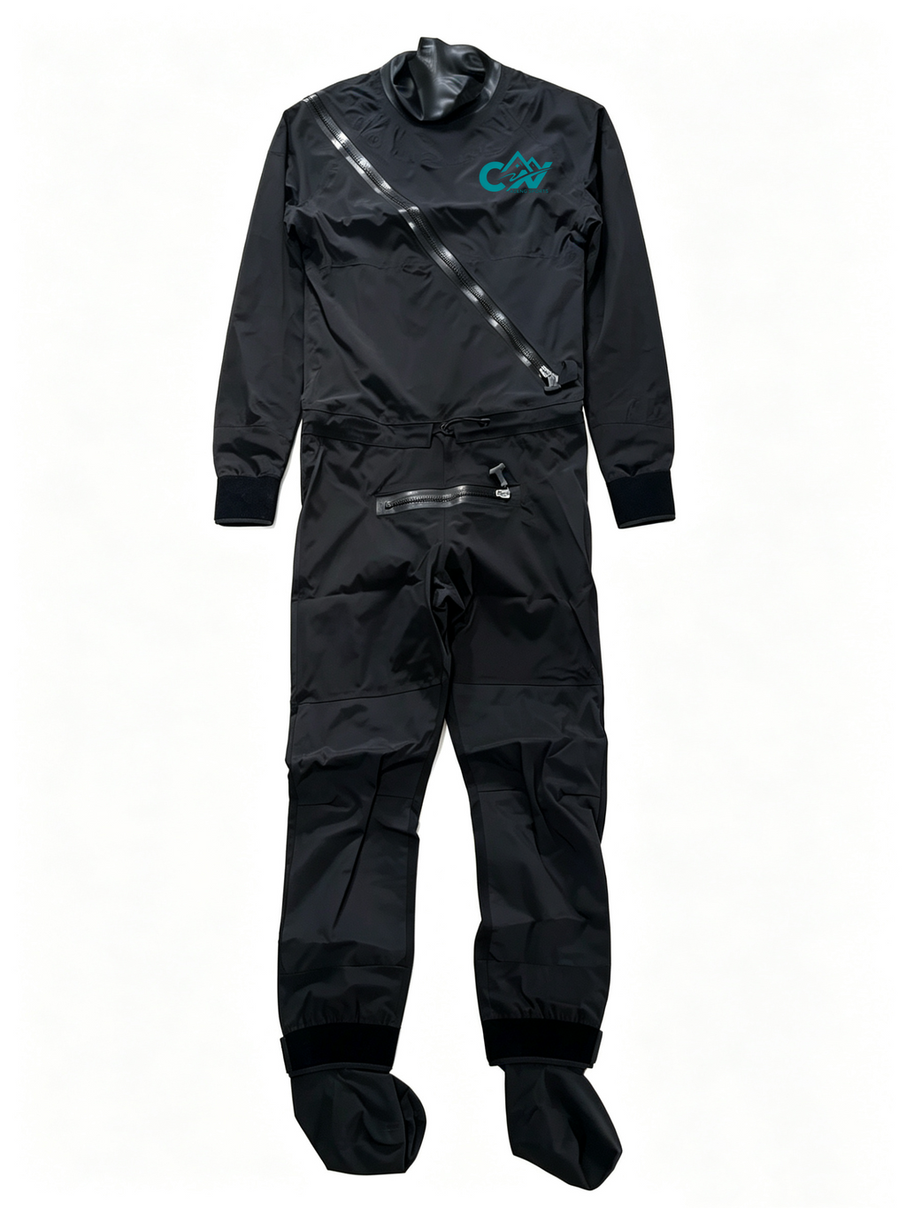 AZENG SPORTS One-Piece Drysuit | Waterproof Kayak & Water Sports Dry Suit