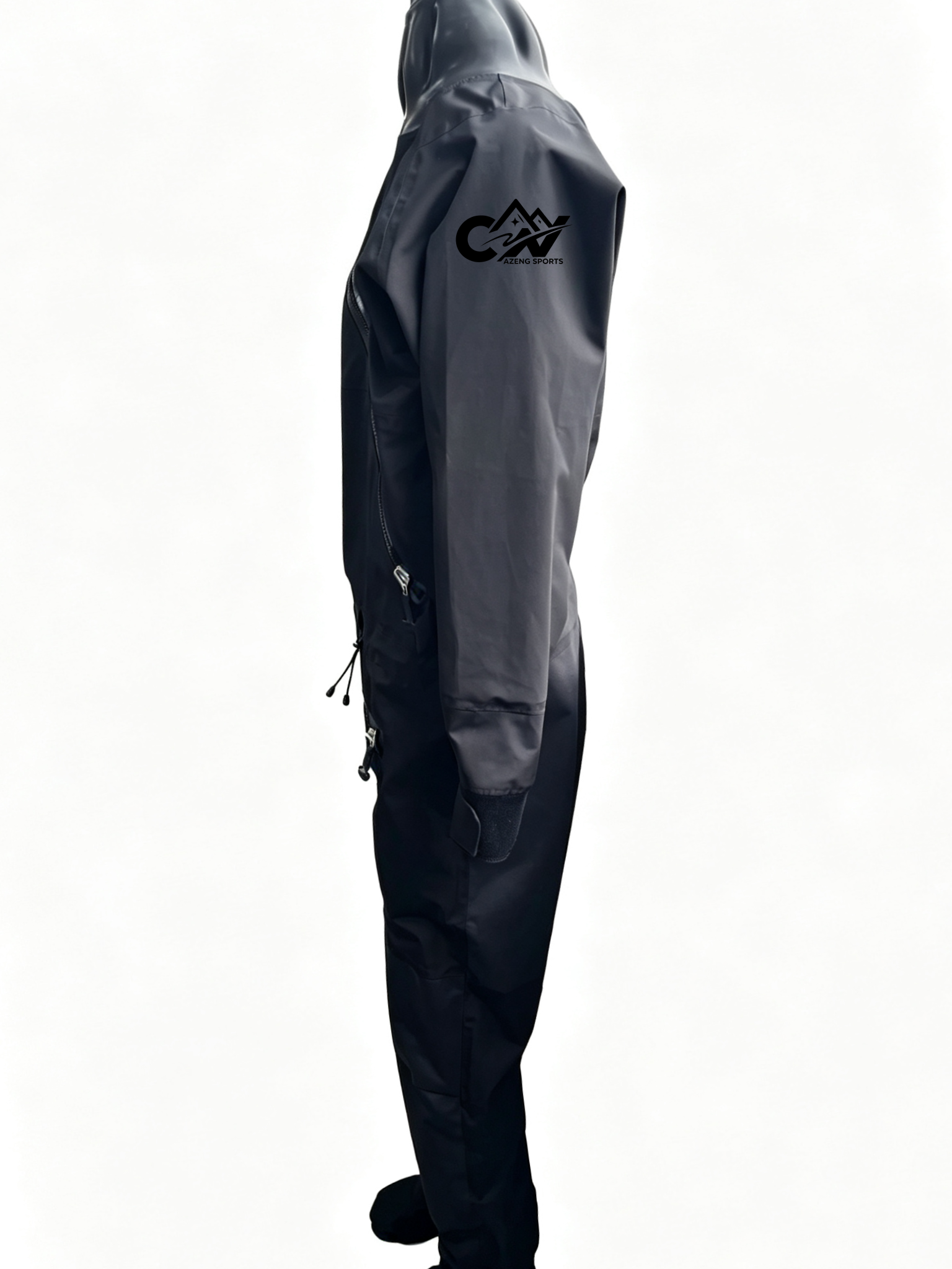 AZENG SPORTS One-Piece Drysuit | Waterproof Kayak & Water Sports Dry Suit