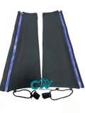 AZENG SPORTS Knitted Fleece-Lined Warm Leg Gaiters | Snow & Wind Protection