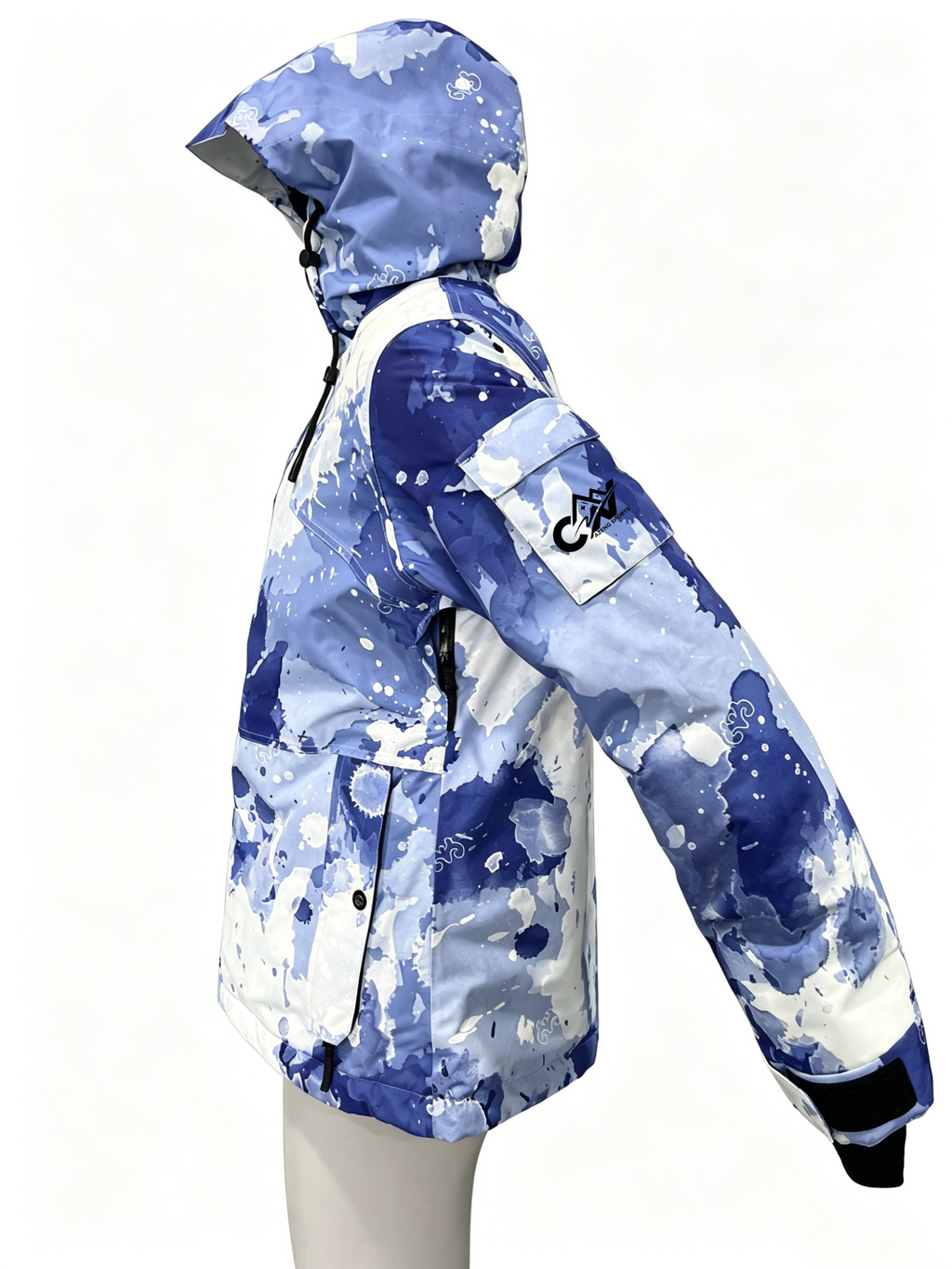AZENG SPORTS Camouflage Mens Waterproof Ski Jacket Snow Coat for Snowboarding and Skiing
