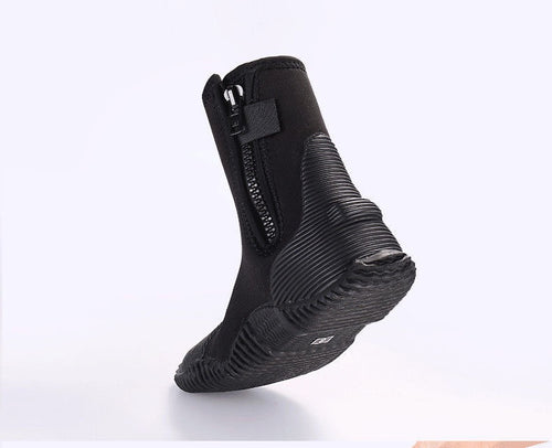 AZENG SPORTS 5mm Neoprene High-Top Diving Boots – Vulcanized Anti-Slip Sole