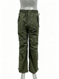 AZENG SPORTS Mens and Womens Stretch Softshell Cargo Pants – Quick-Dry High-Waist Straight Leg