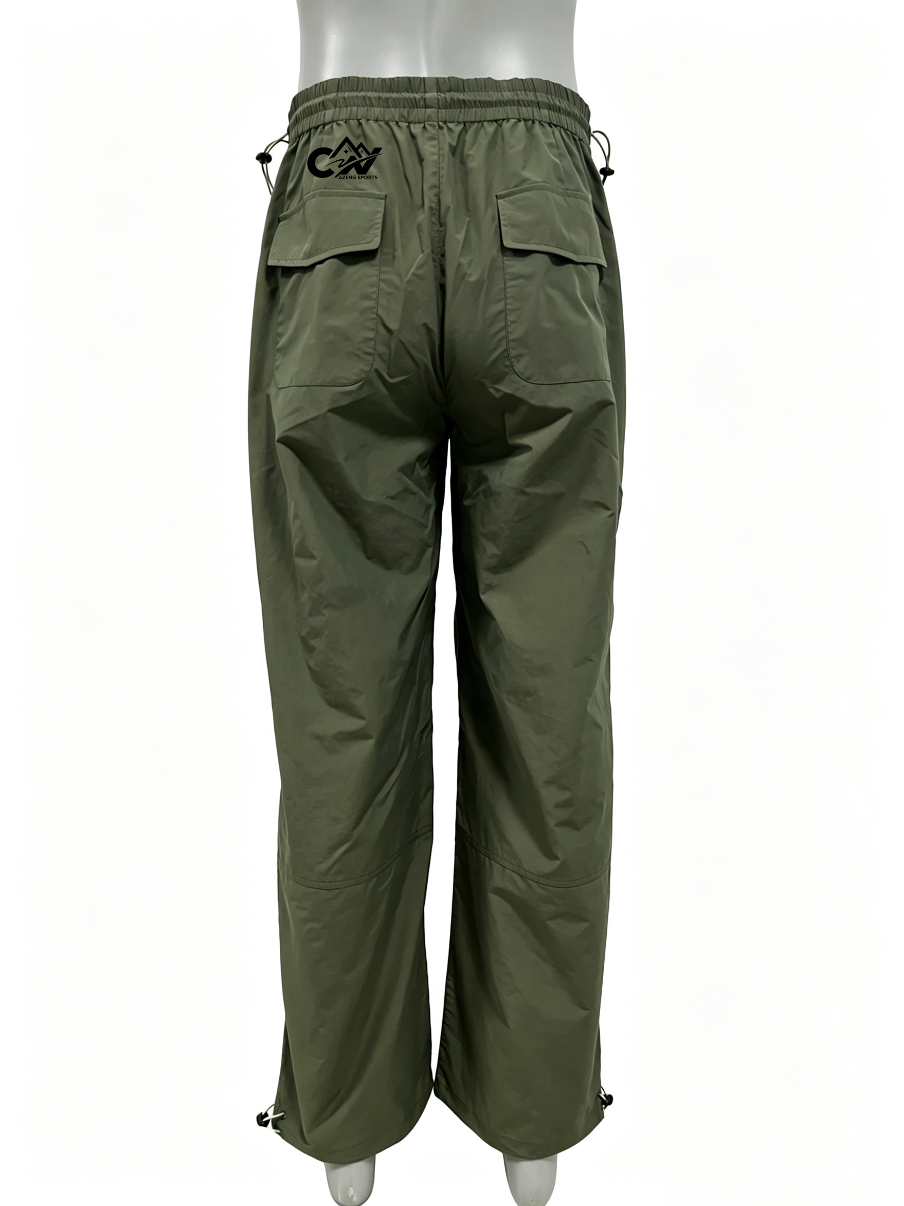 AZENG SPORTS Mens and Womens Stretch Softshell Cargo Pants – Quick-Dry High-Waist Straight Leg